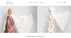 Desktop Screenshot of daraboutique.com